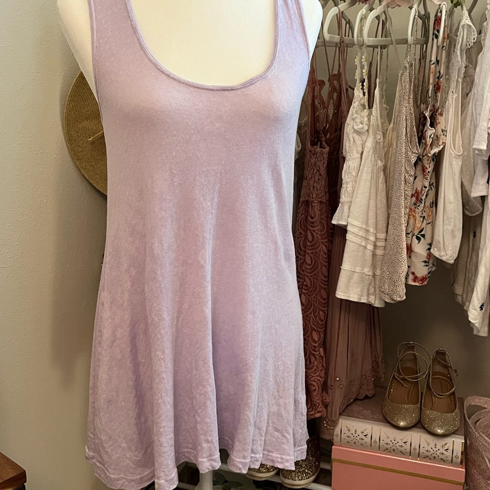 Anthropologie Akemi + Kin lilac tunic tank top size m